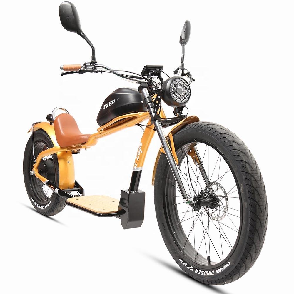 TXED  New Design 26 Inch 1000W Rear Motor With 48V/25AH Lithium battery Chopper Electric Bike