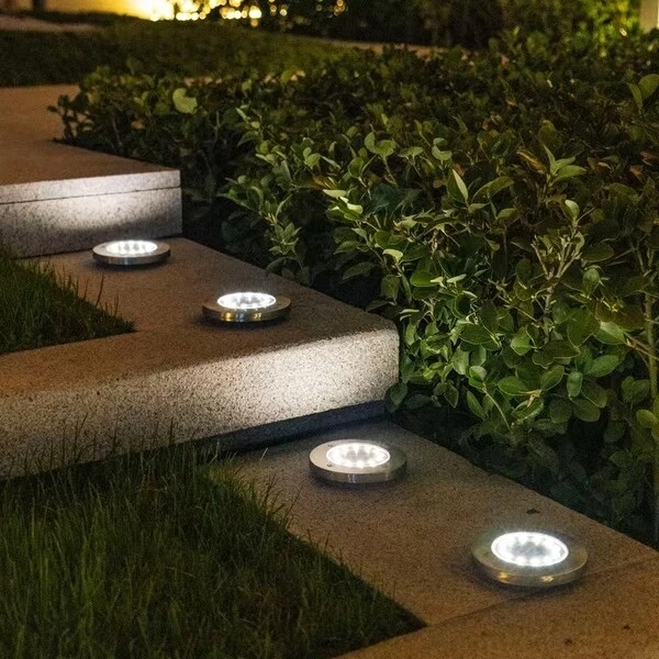 Solar Pathway Ground Lights Outdoor Waterproof