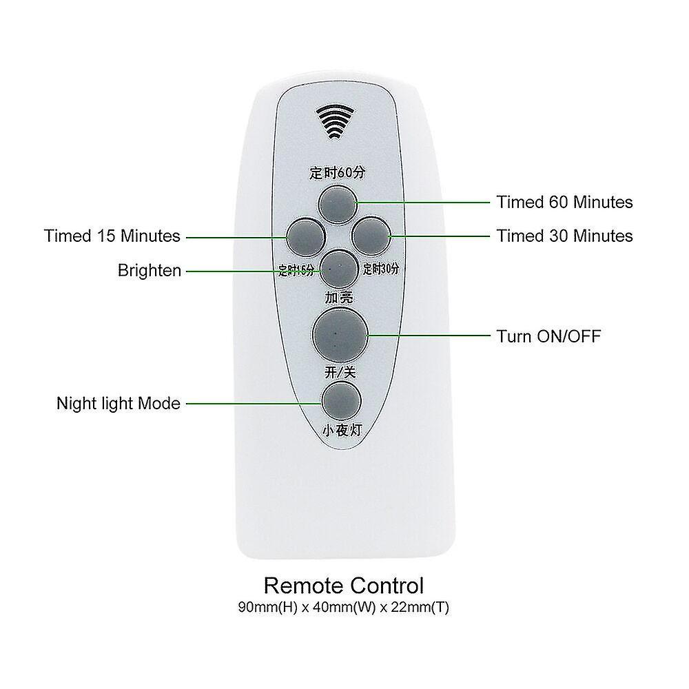 Infrared Wireless Remote Control Lamp Holder Dimmable Timer Bulb Cap Socket Lamp Base For Corridor Stairs Indoor Night Light