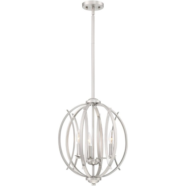 Wide Modern Orb 3 light Fixture For Dining Room House Foyer Kitchen Island Bedroom