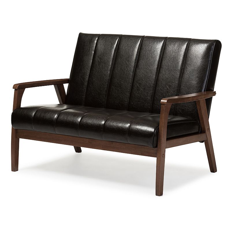 Baxton Studio Nikko Loveseat