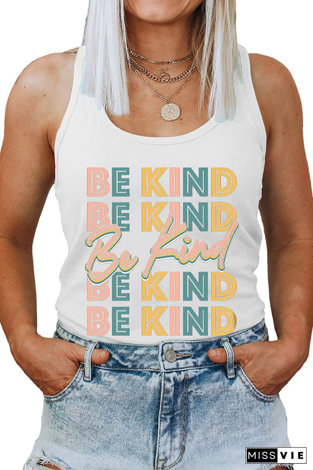 Be Kind Graphic Tank Top