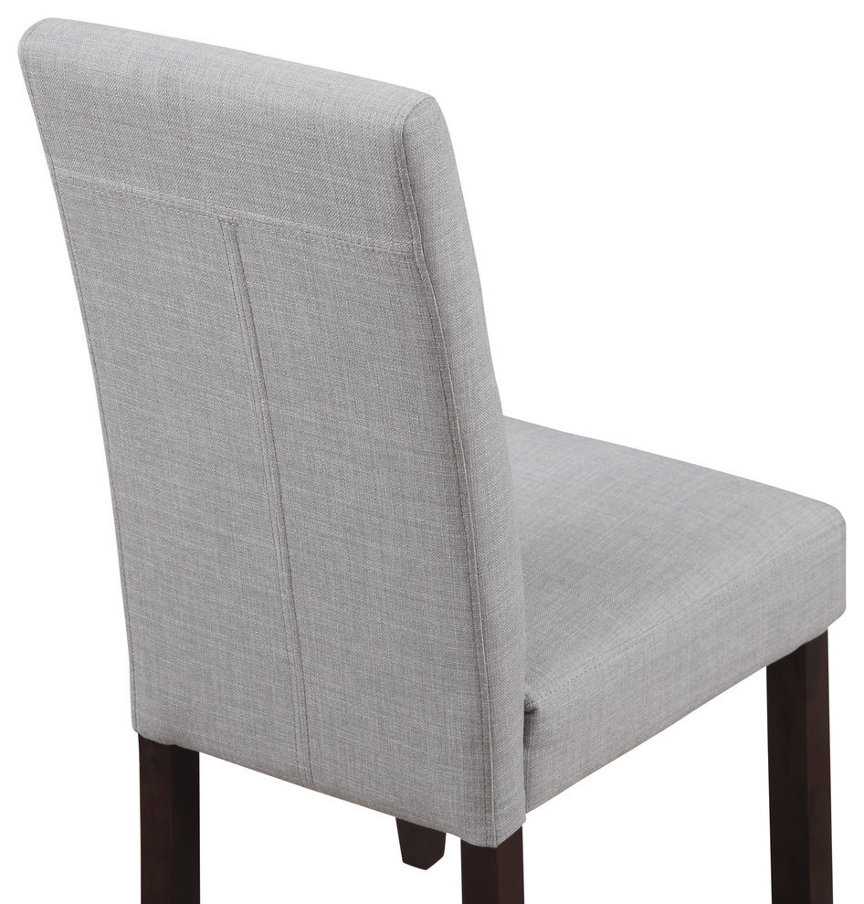 Acadian Contemporary Parson Dining Chairs  Set of 2   Transitional   Dining Chairs   by Simpli Home Ltd.  Houzz