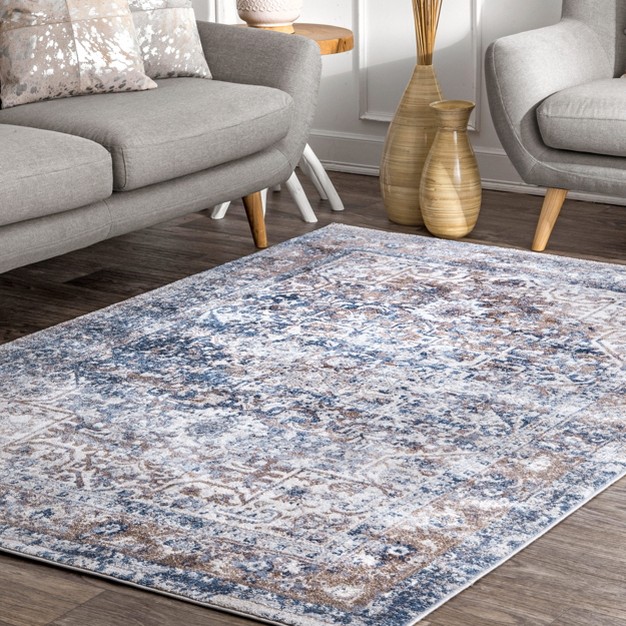 Nuloom Vintage Lilah Medallion Area Rug