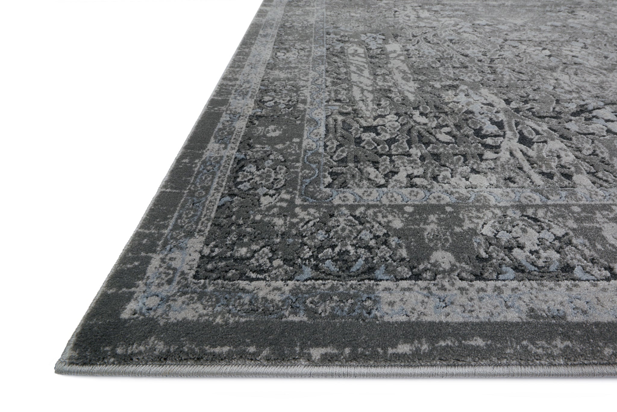 Everly Grey & Grey Rug SAMPLE