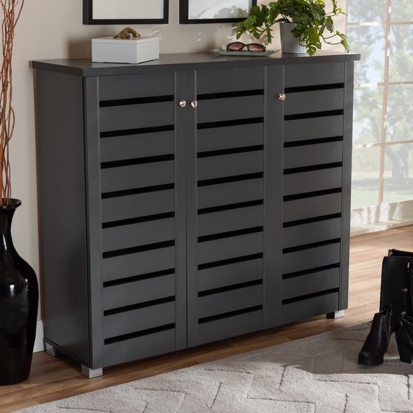 Contemporary Shoe Storage Cabinet - - 26396243