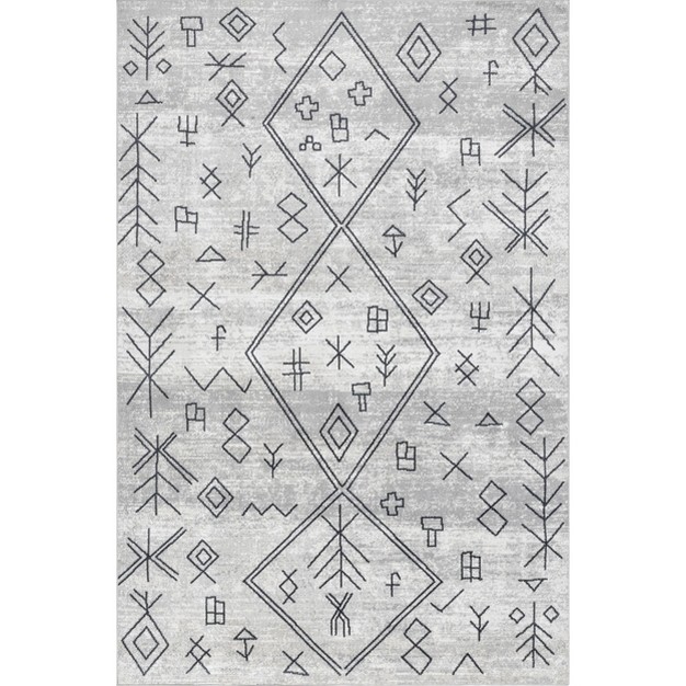 Nuloom Paige Machine Washable Moroccan Motif Area Rug