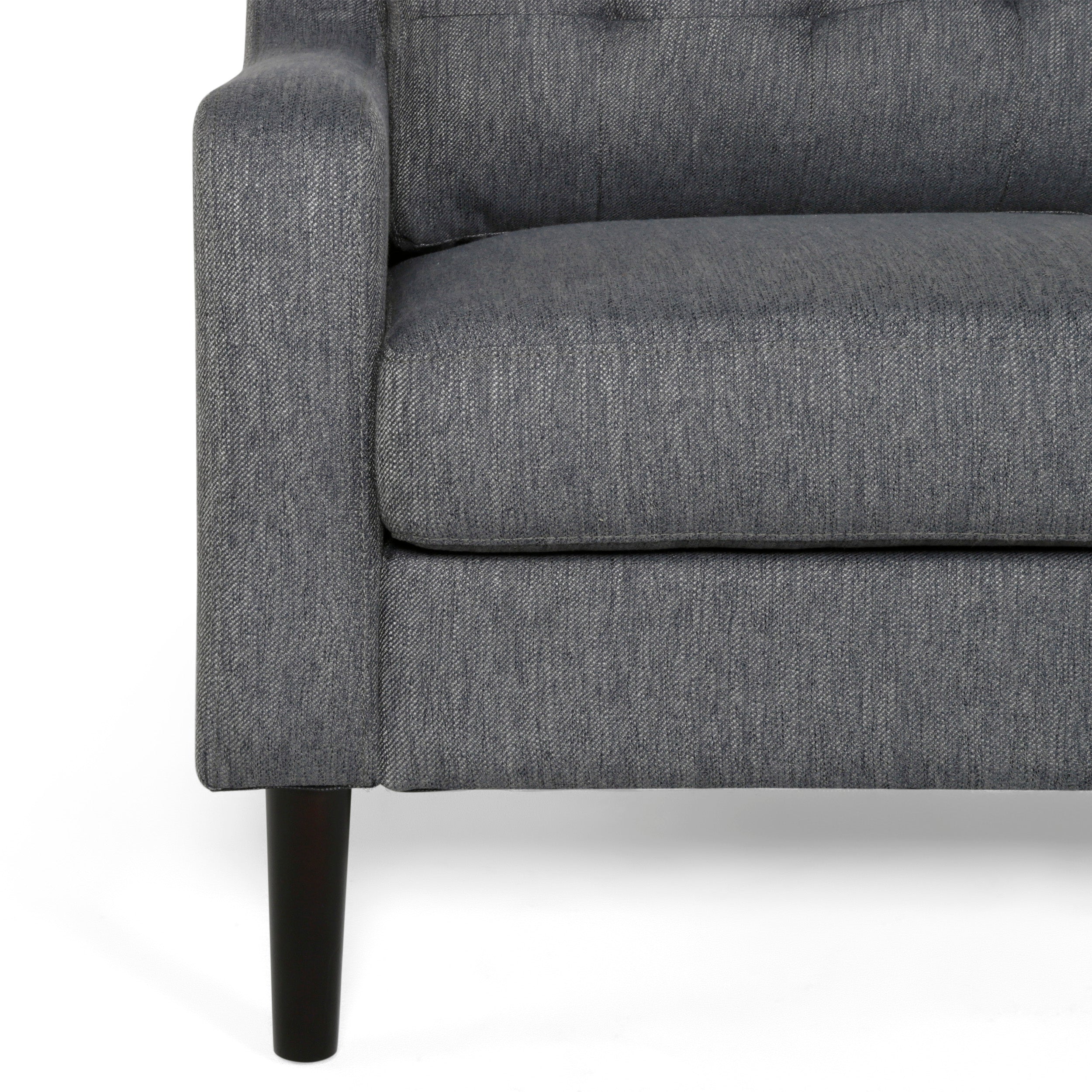 Anaysha Contemporary Fabric Loveseat