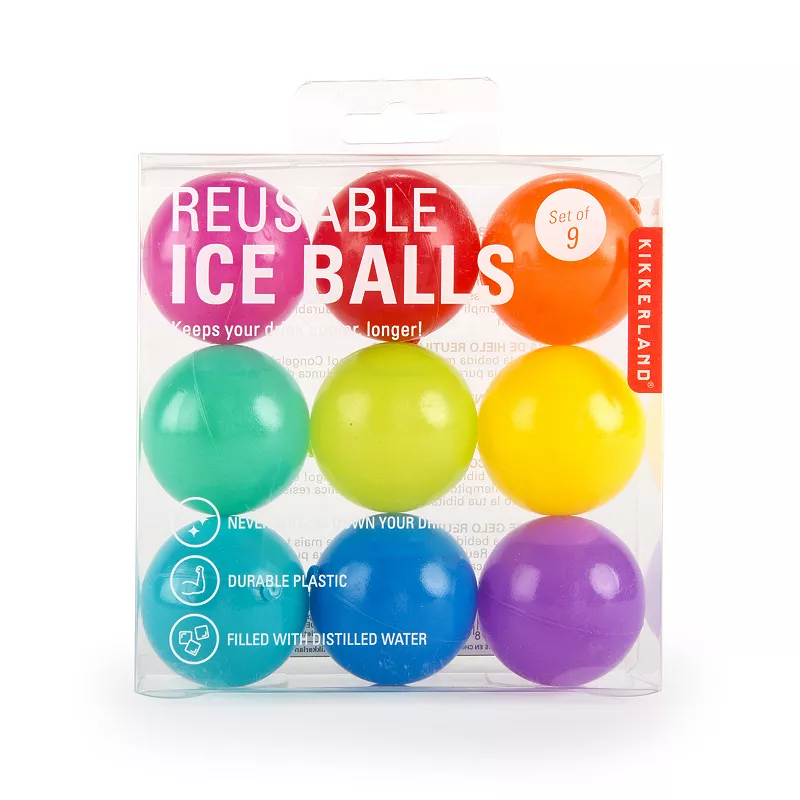 Kikkerland Reusable Ice Balls