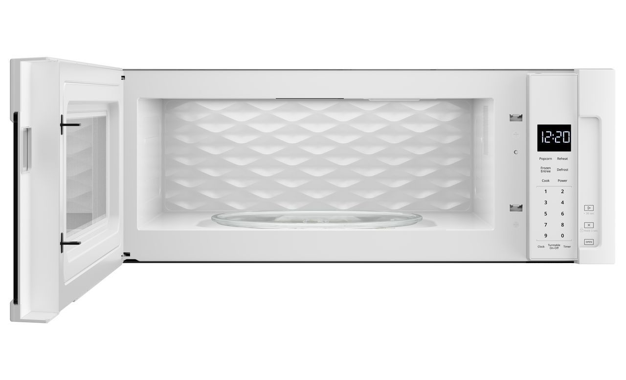 Whirlpool 1.1 Cu. Ft. White Low Profile Microwave Hood Combination