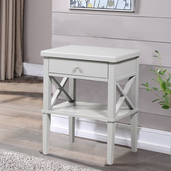 Wooden Modern Nightstand - - 36806270