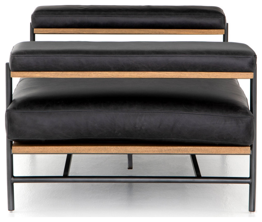 Aliana Chaise Sonoma Black   Modern   Indoor Chaise Lounge Chairs   by Virgil Stanis Design  Houzz