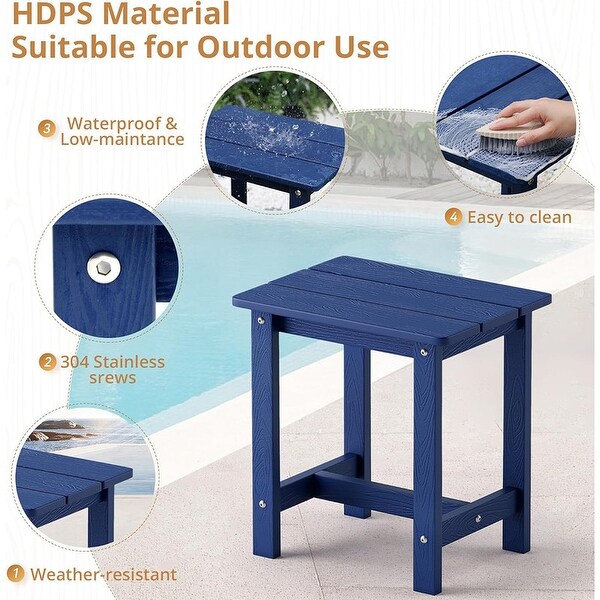 Outdoor Side Table，HDPS Small Outdoor Table