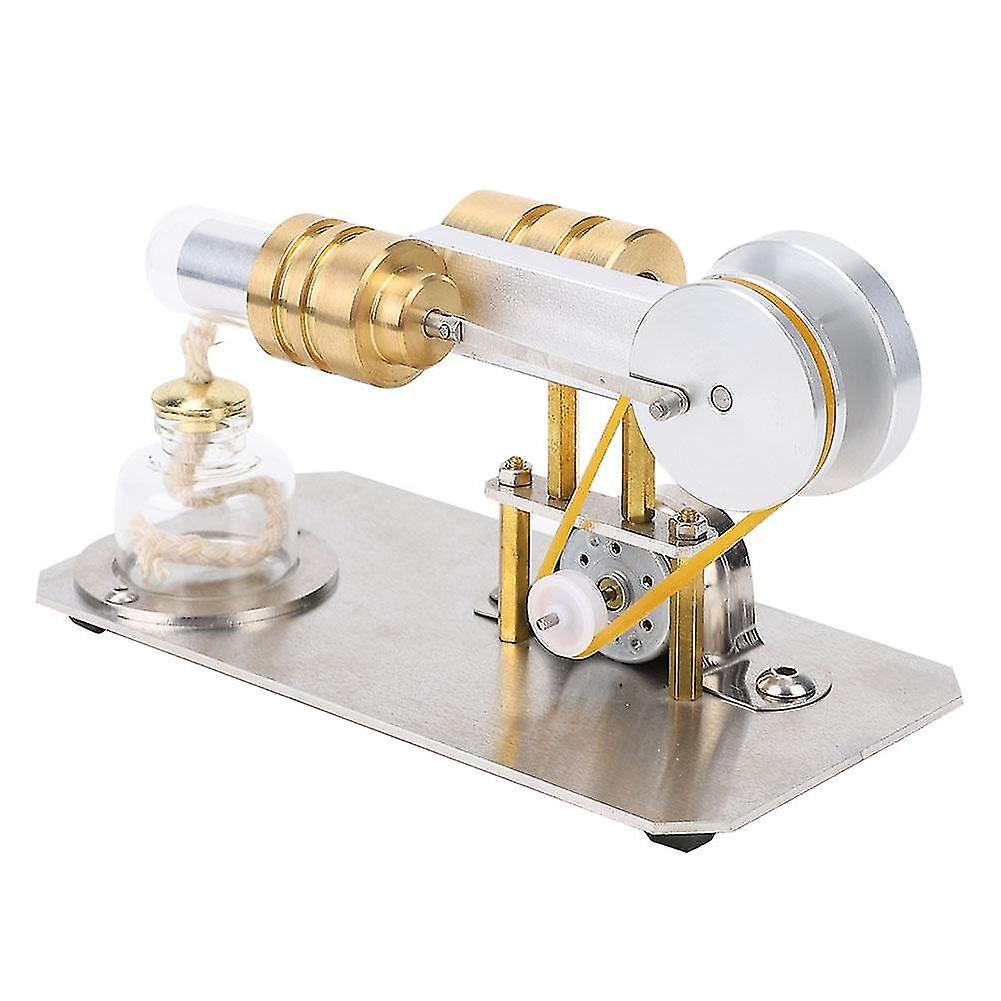 Stirling Engine Model Brass Cylinder Physical Laboratory Equipment Education Tool Kit