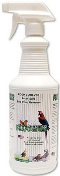 AE Cage Company Poop D Zolver Bird Poop Remover Li...