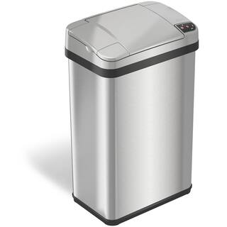 iTouchless 4 Gal. Stainless Steel Touchless Automatic Sensor Trash Can with Odor Filter and Fragrance MT04SS