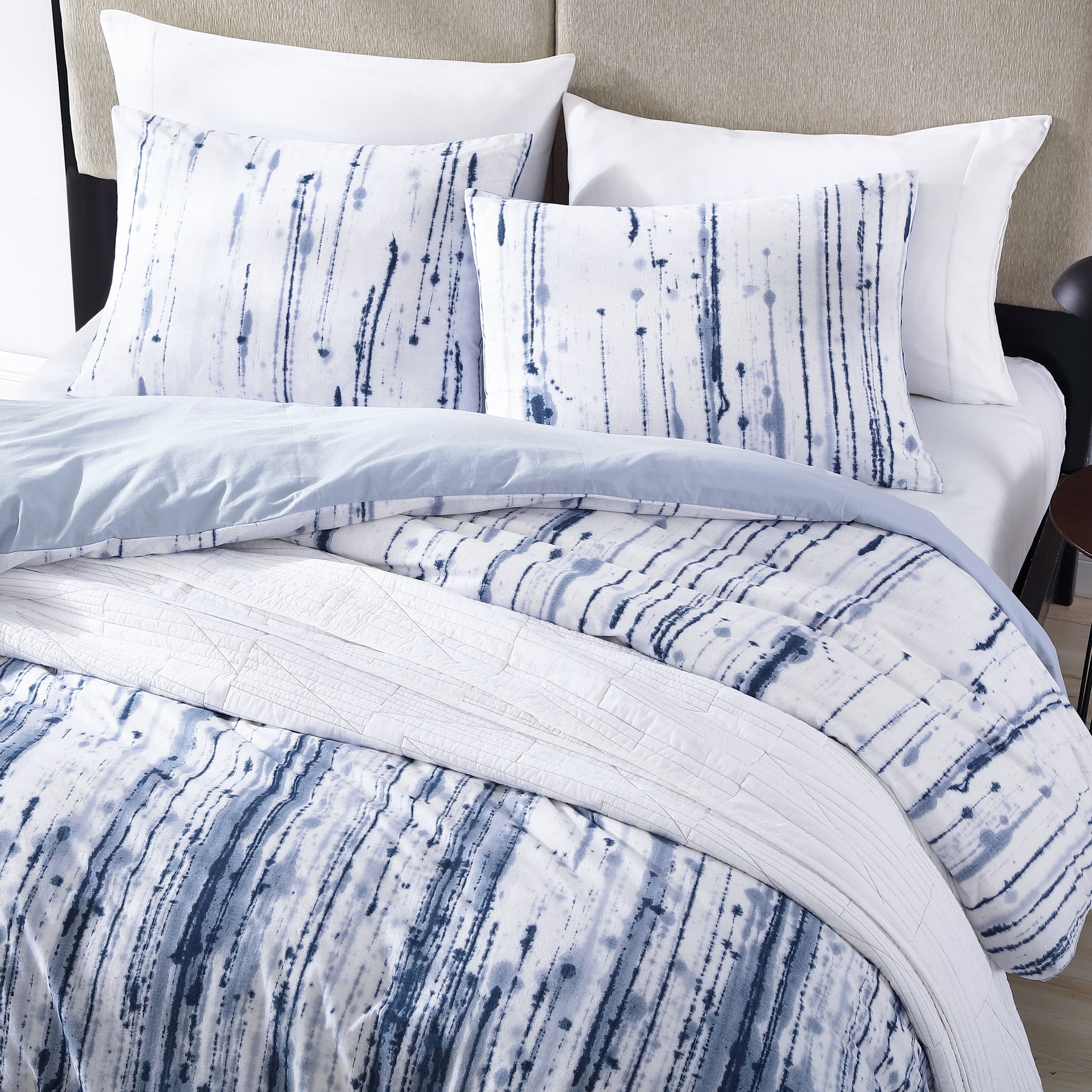 City Scene Sokal Blue Full/Queen Comforter Set