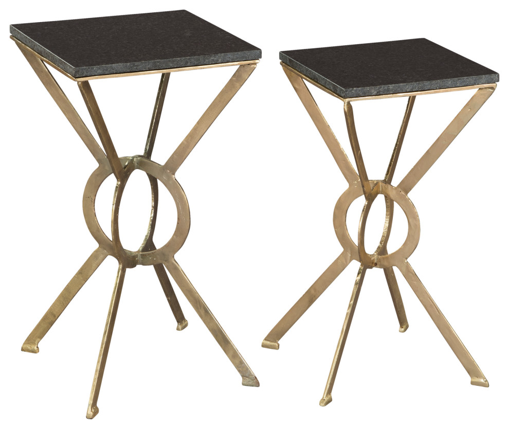 Livingston Iron Circle Tables   Contemporary   Side Tables And End Tables   by J. Thomas Products  Houzz