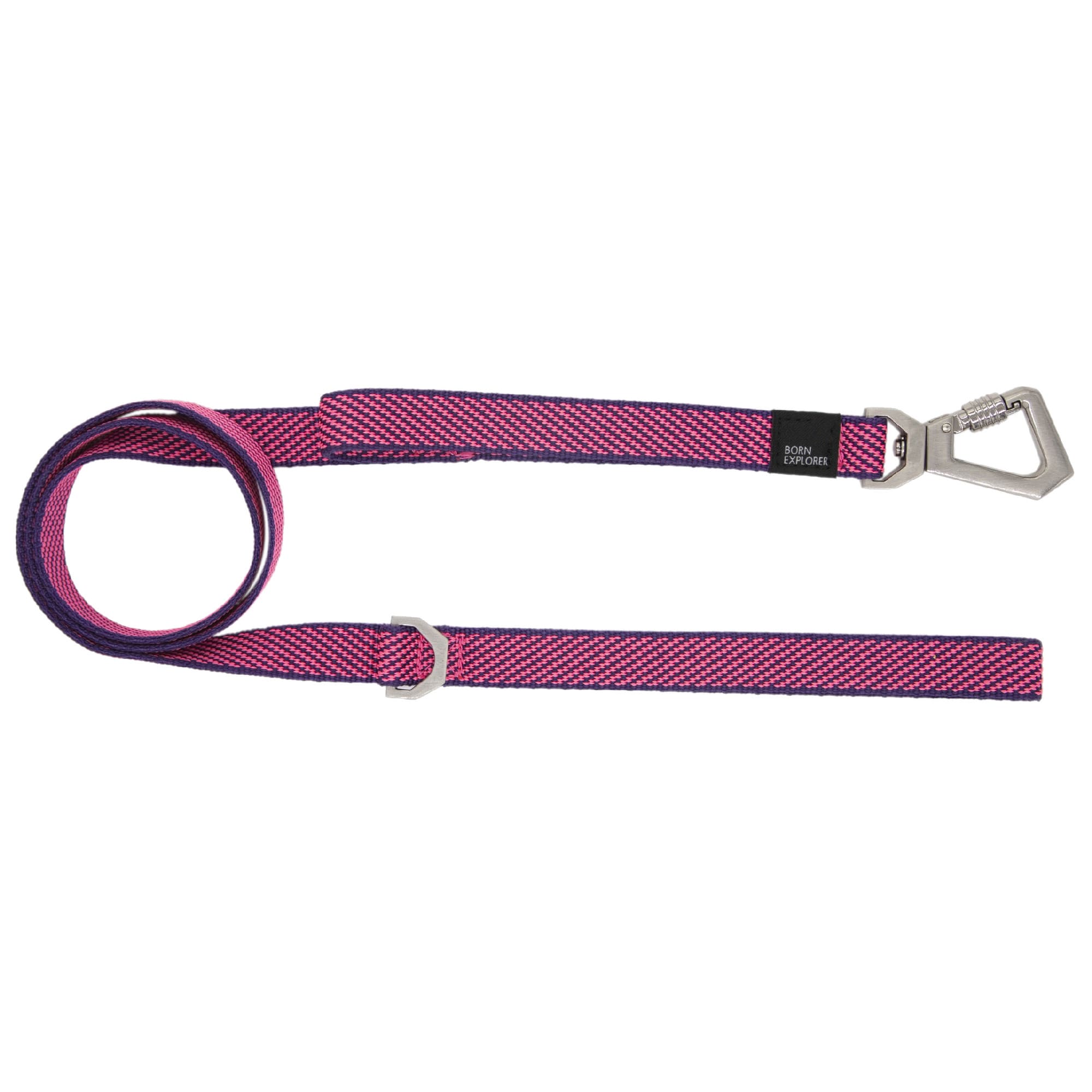 Pet Life Pink Escapade Outdoor Series 2-in-1 Convertible Dog Leash and Collar， Small