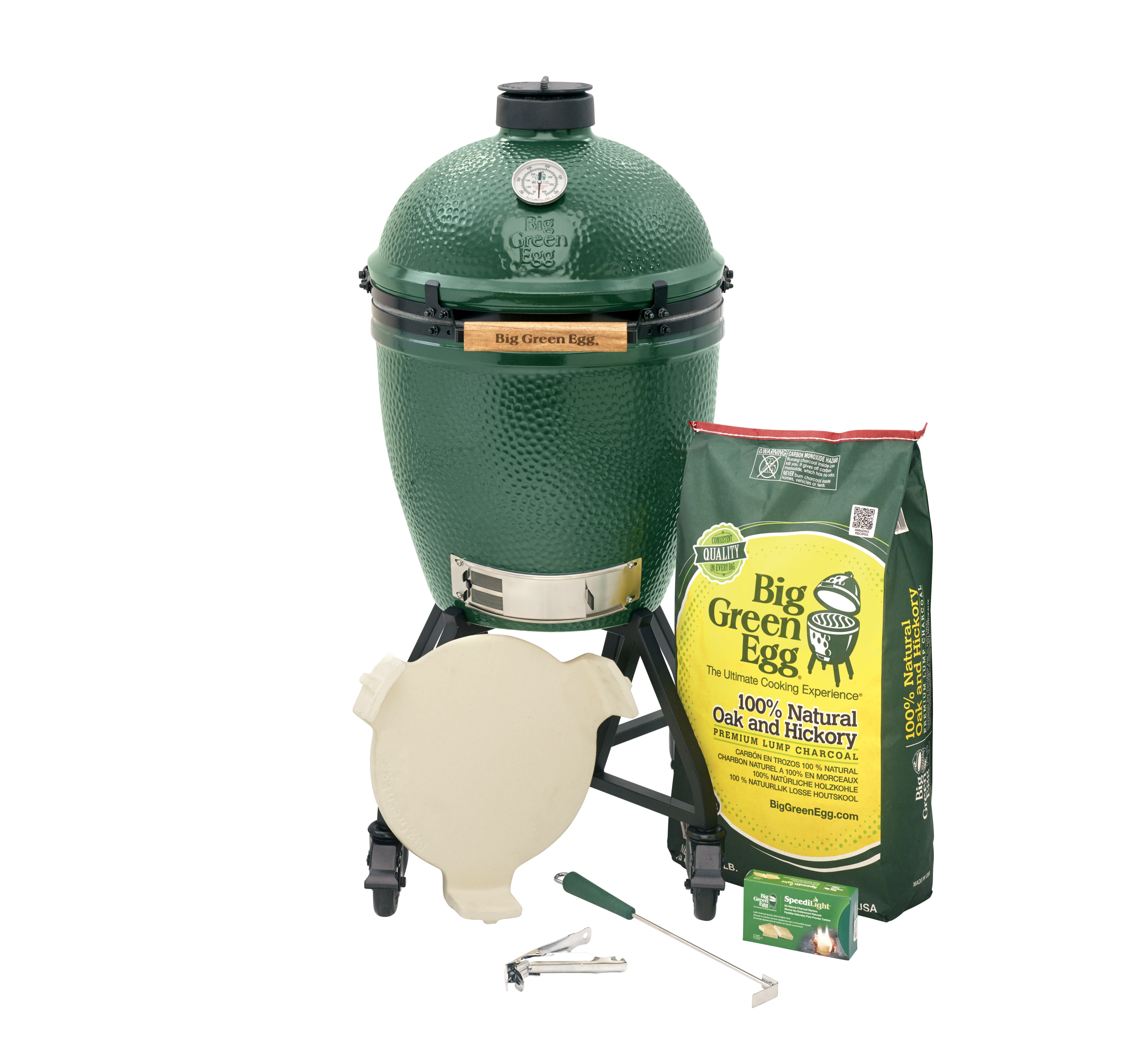 Big Green Egg Large EGG Collection with IntEGGrated Nest