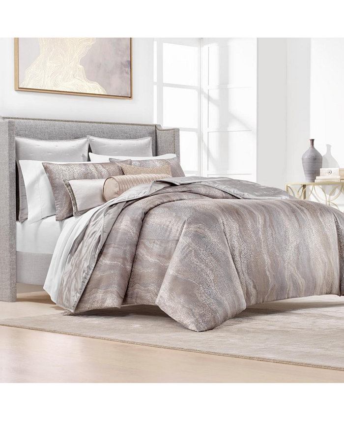 Hotel Collection CLOSEOUT! Terra Duvet Cover， Full Queen，