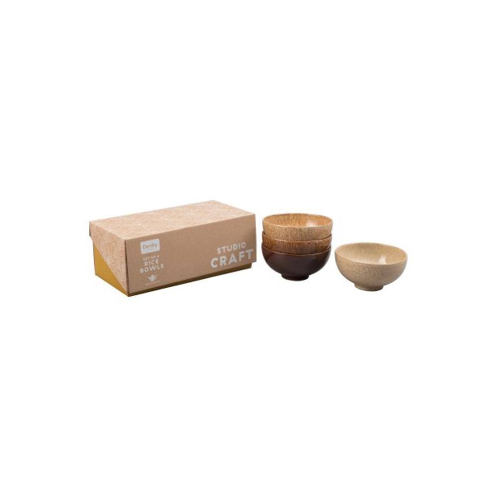 Denby Studio Craft Rice Bowl Set (4-Piece) CRFT-2094