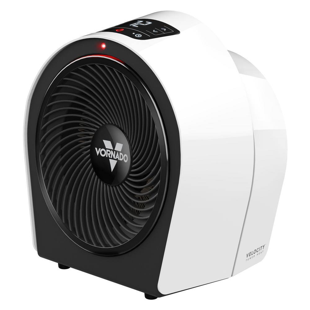 Vornado Velocity 3R 1500-Watt 5118 BTU Electric Whole Room Fan Space Heater with Timer in White EH1-0160-43