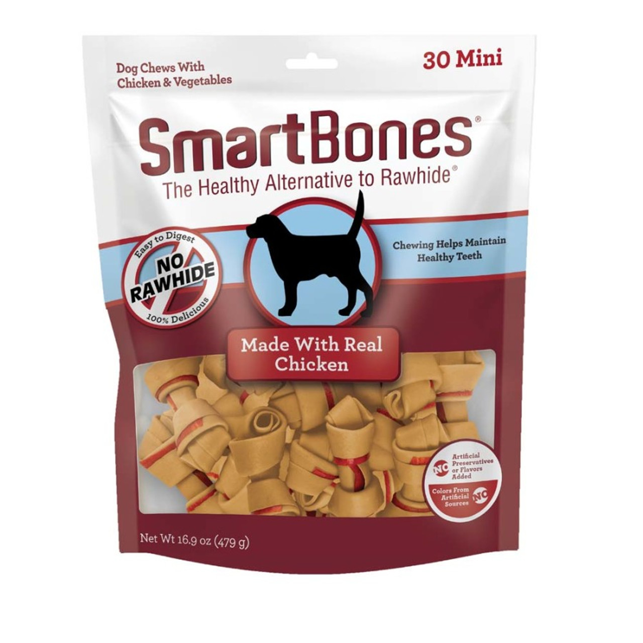 SmartBones Artificial-Free Chicken Dog Treats