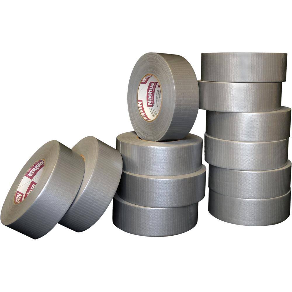 Nashua Tape 1.89 in. x 55 yd. 394 General Purpose Duct Tape in Silver Pro Pack (12-Pack) 1408981