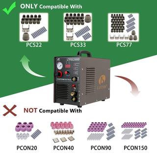 Lotos 50 Amp Non-Touch Pilot Arc Plasma Cutter 200 Amp TIGStick Welder 3-in-1 Combo Welding Machine Dual Voltage 110V220V LTPDC2000D