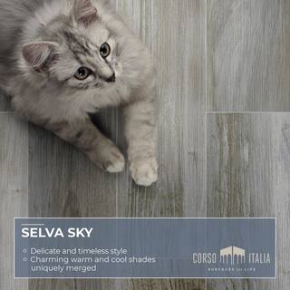 Corso Italia Selva Sky 8 in. x 40 in. Porcelain Floor and Wall Tile (15.07 sq. ft.Case) 610010002920