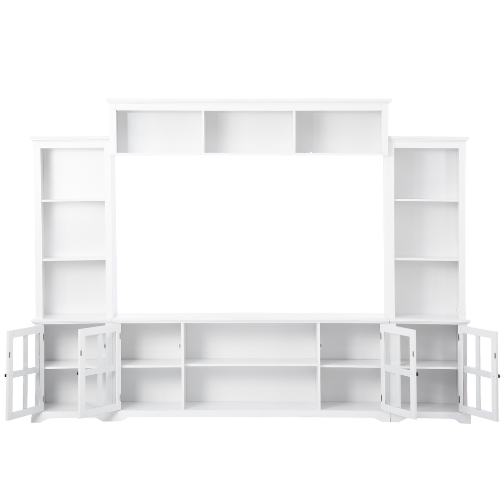 TV Stand Entertainment Units Bookshelf with 66\