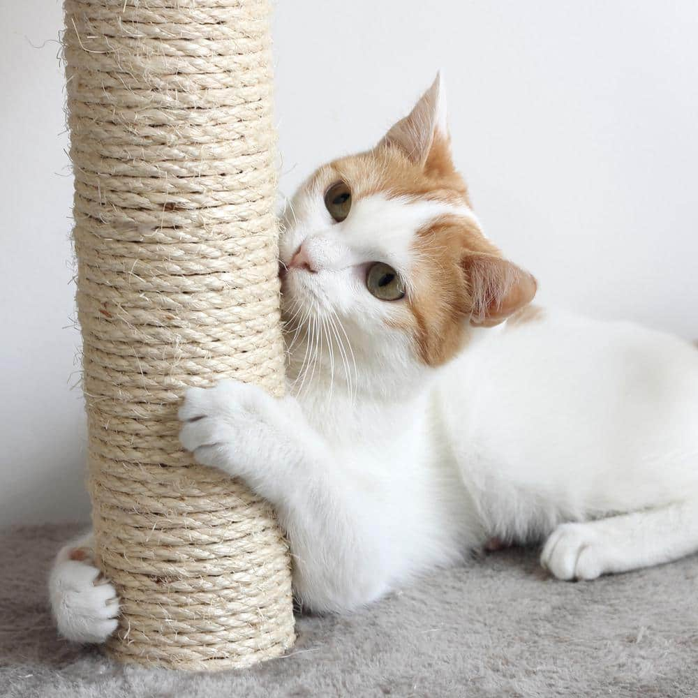 Pet Trex Cat Tree Condo with Tunnel 4 tier 530243LKL