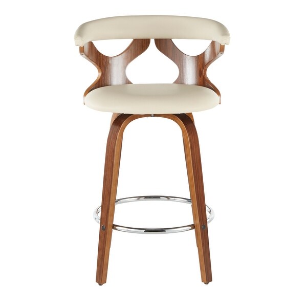 Carson Carrington Viby Mid-century Modern Counter Stools (Set of 2)