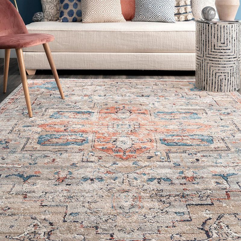 nuLOOM Janessa Croix Medallion Area Rug