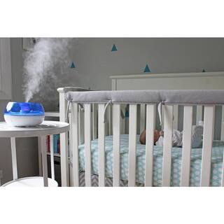 Crane 0.2 Gal. Personal Ultrasonic Cool Mist Humidifier for Small Rooms up to 160 sq. ft. EE-5951