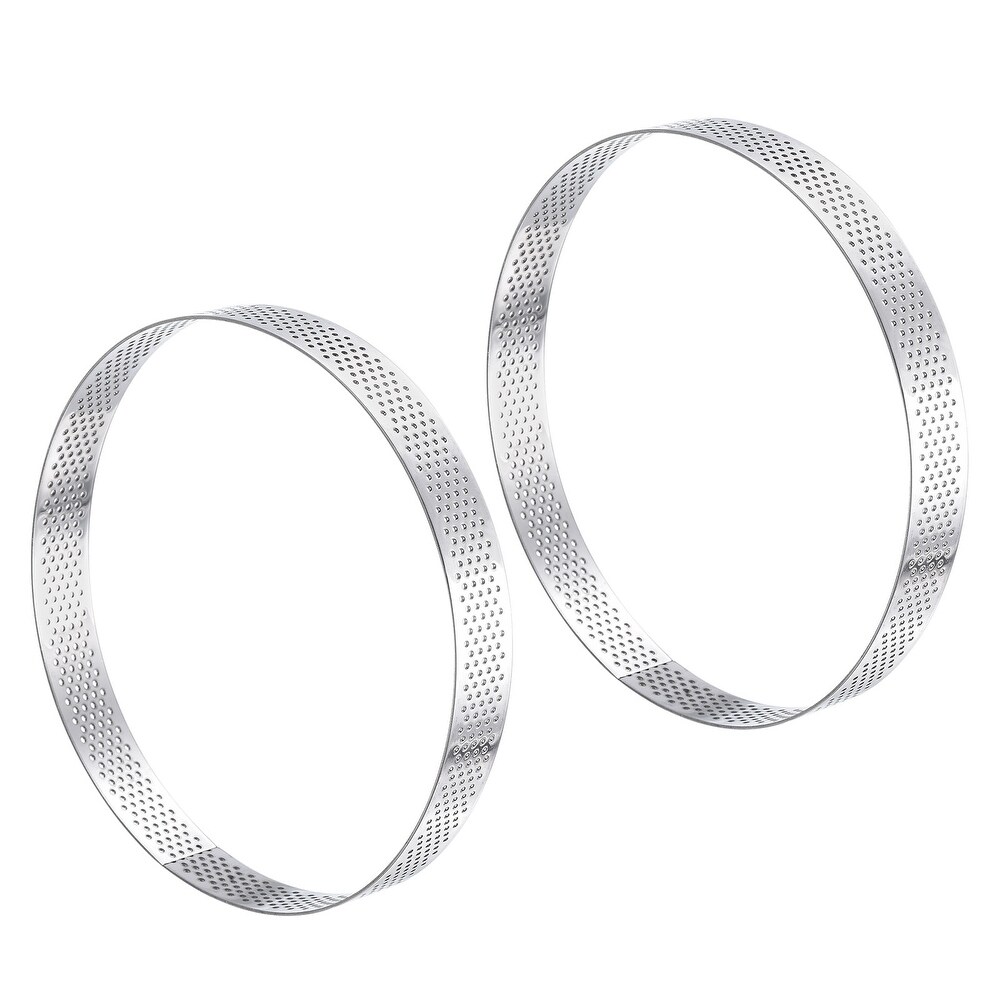 2pcs Stainless Steel Cake Rings 5.9\