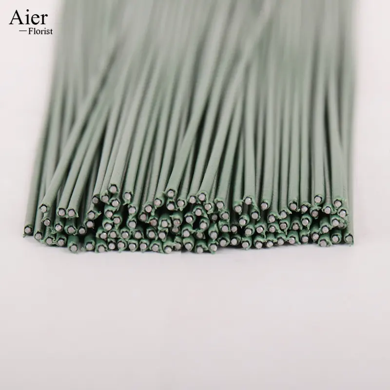 Aierflorist High Quality  100pcs/bag Florist Tools Green floral wire  Flower Stem Crafts DIY Creative florist Accessories