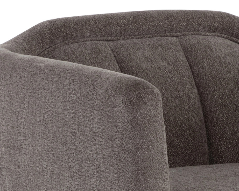 Birrit Swivel Armchair   Transitional   Armchairs And Accent Chairs   by Sunpan Modern Home  Houzz