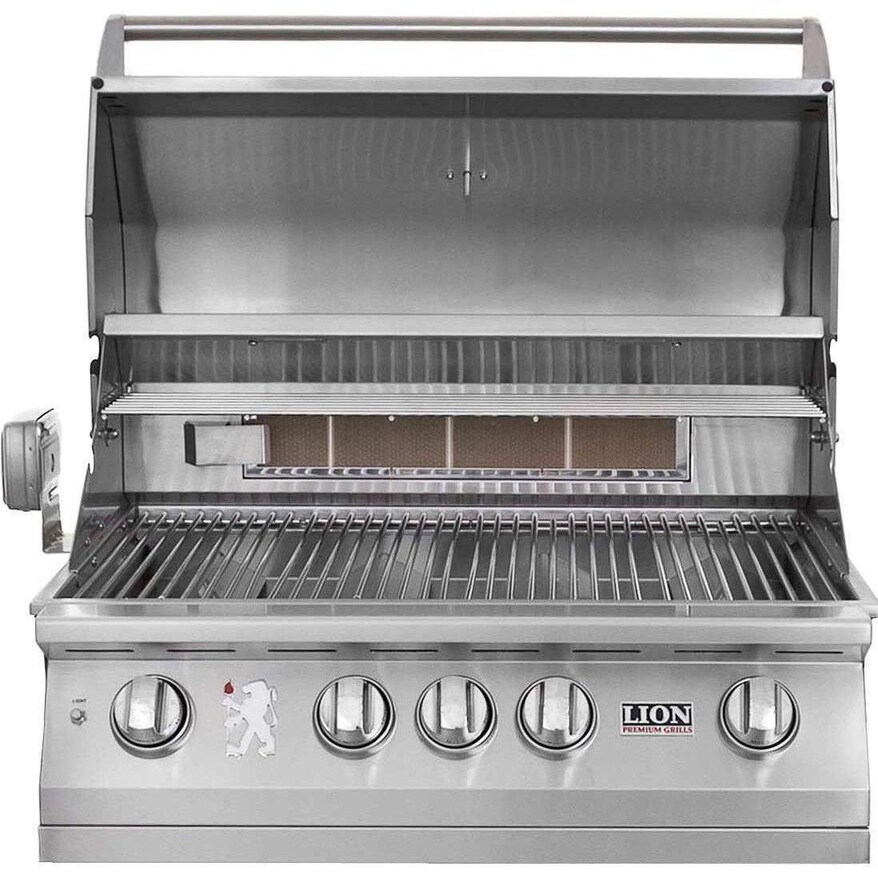 Lion L75000 32-Inch Stainless Steel Built-In Natural Gas Grill