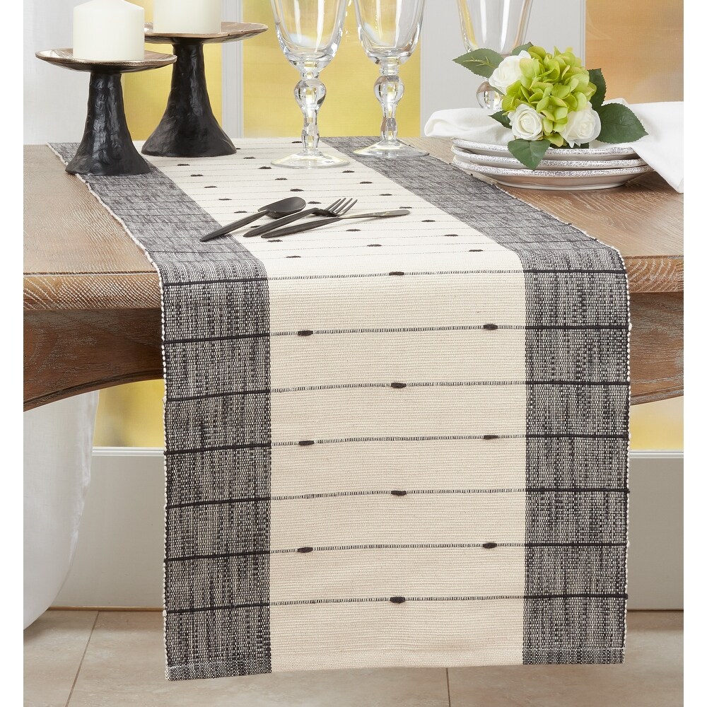 Table Runner With Thin Stripe Design   16\