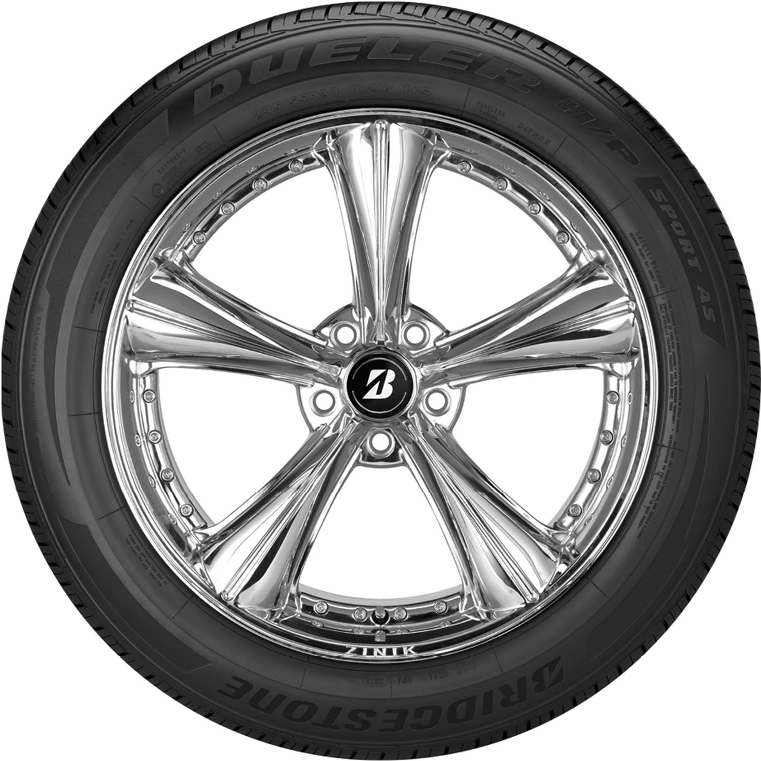 Bridgestone Dueler H/P Sport AS All Season 235/55R20 102H Passenger Tire