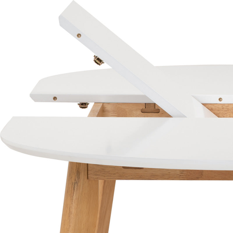 WERNER Extendable Dining Table 150-195cm  - Natural & White