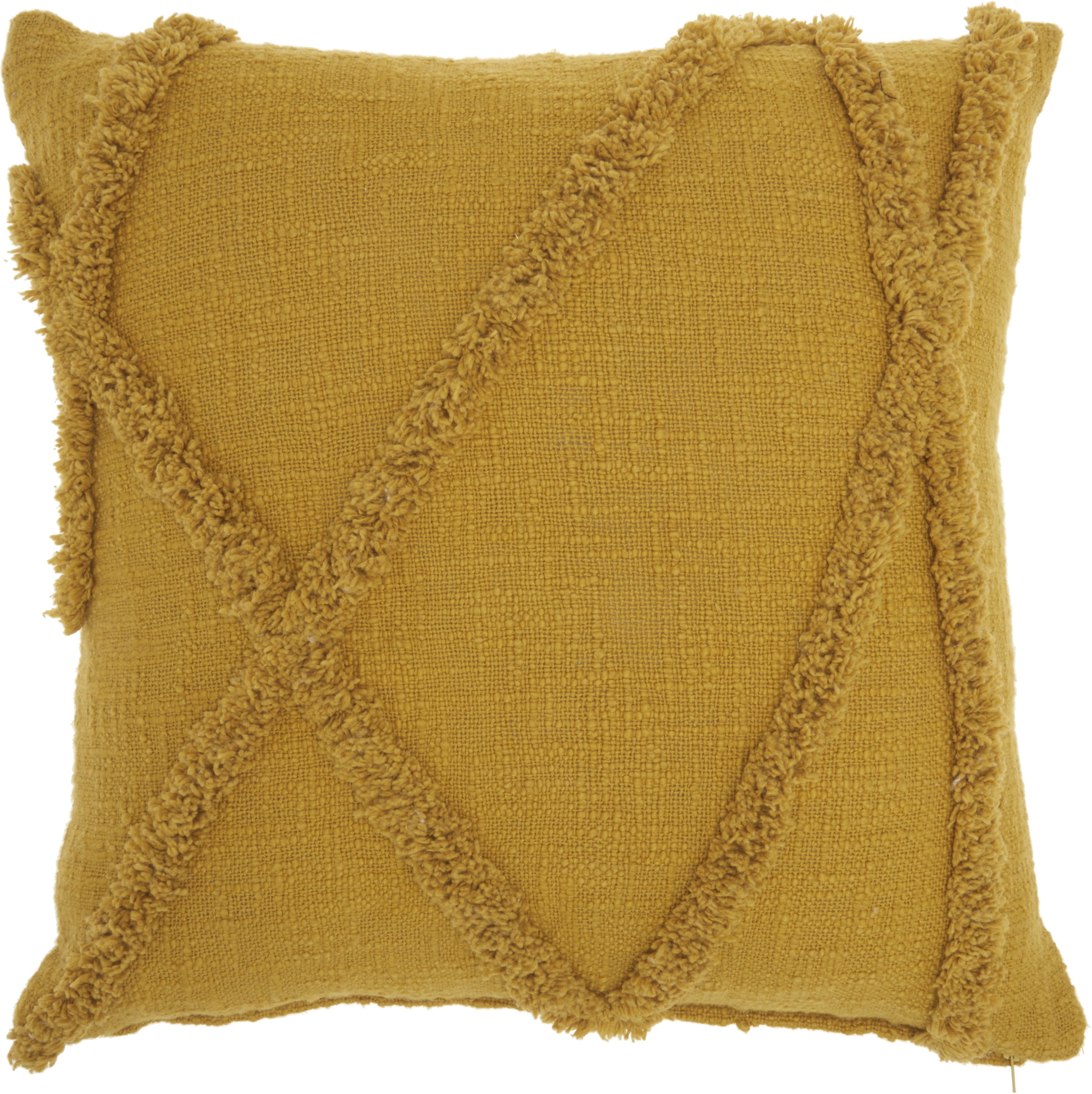 Nourison Life Styles Abstract Mustard Decorative Throw Pillow ， 18