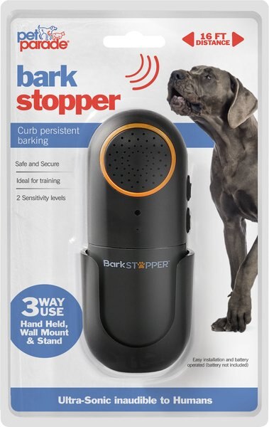 Pet Parade Dog Bark Stopper， Black