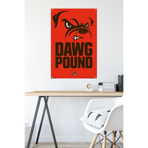 Trends International Nfl Cleveland Browns Dog Pound 15 Unframed Wall Poster Prints