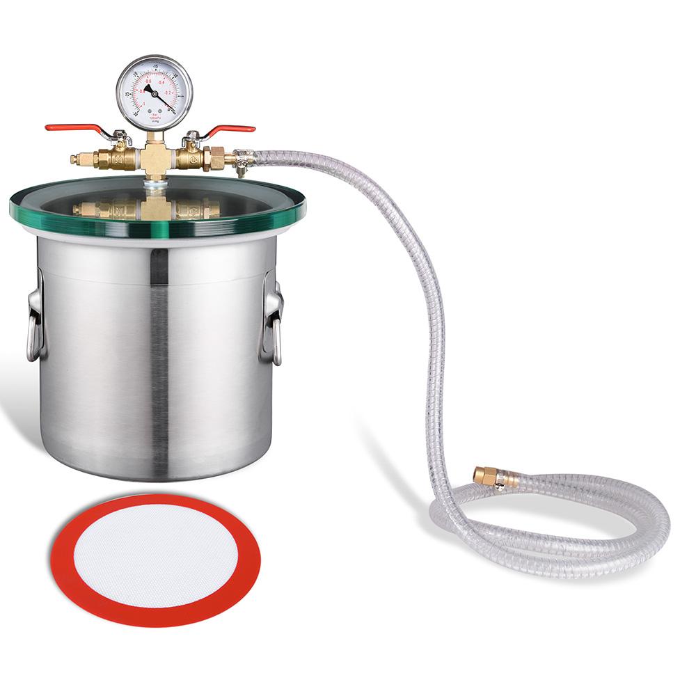 2-Gal Vacuum Degassing Chamber Stainless Steel