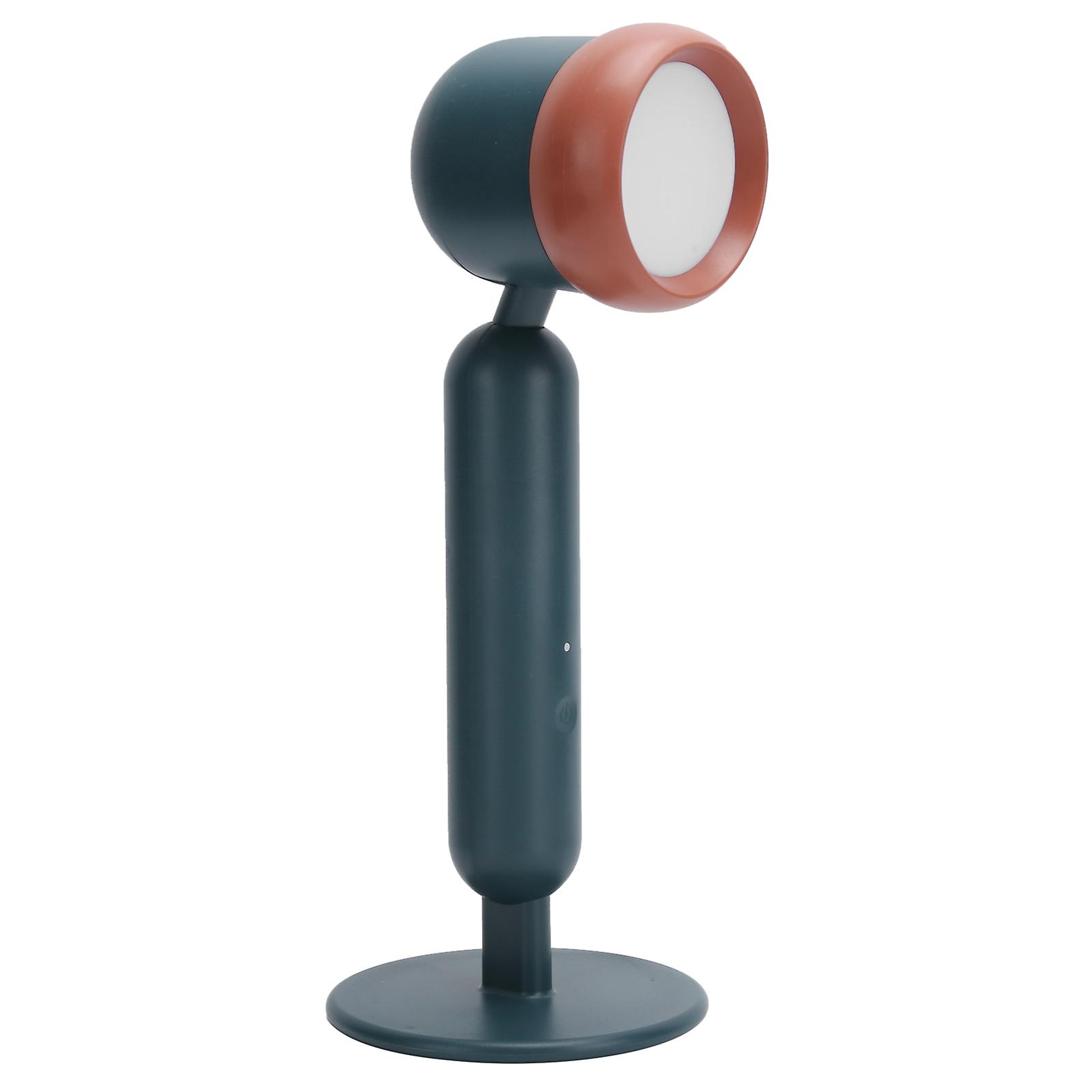 Eye-protection Table Lamp 3 Light Color Stepless Dimming Learning Reading Night Lamp Usb Charginggreen