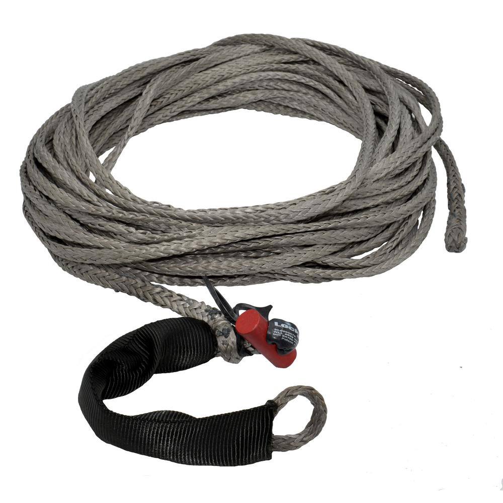 LockJaw 14 in. x 75 ft. Synthetic Winch Line Extension with Integrated Shackle 21-0250075