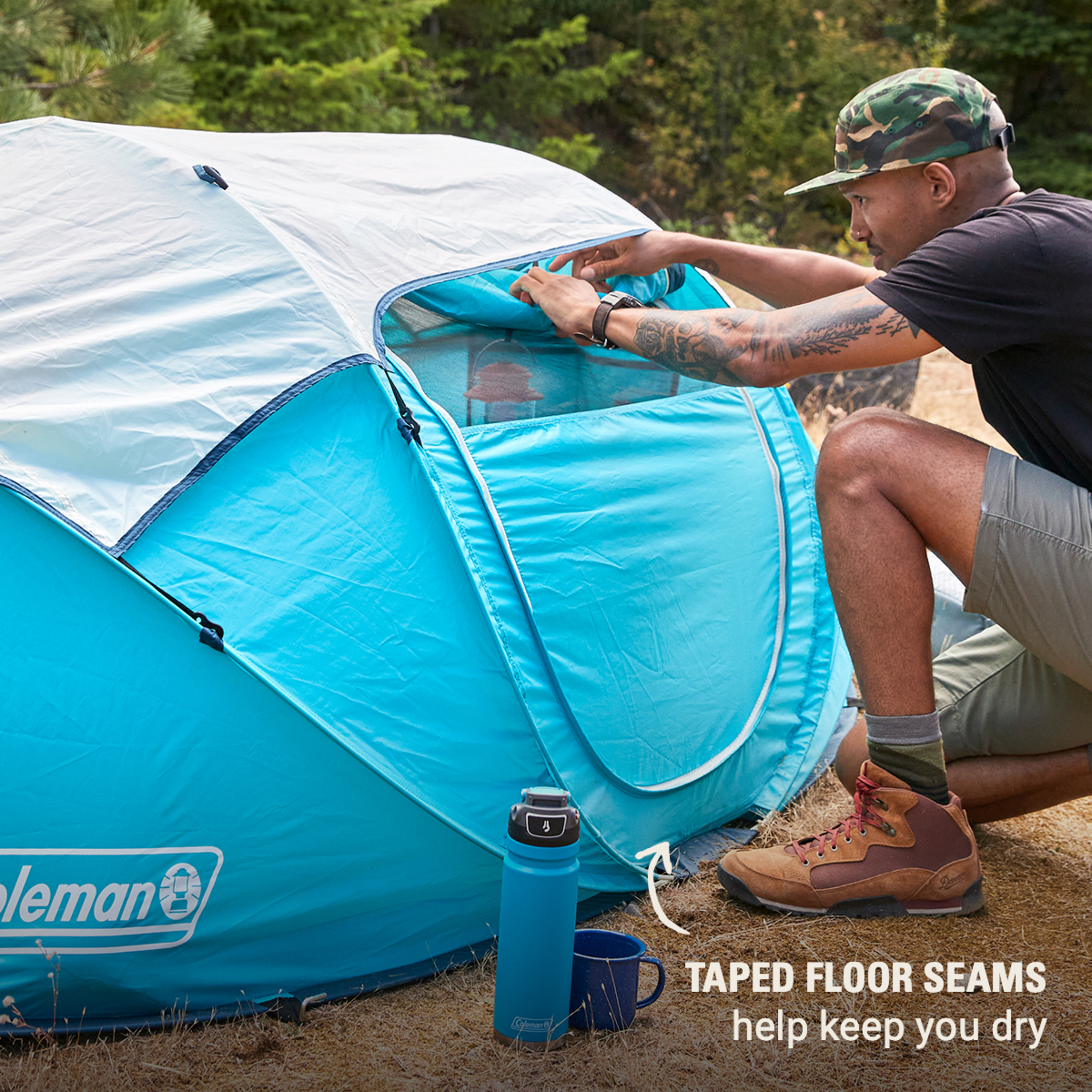 Coleman Pop-Up 2-Person Camp Tent